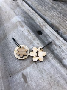 2-pack flower stitch markers