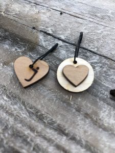 2-pack heart stitch markers